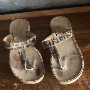 Fendi sandals toddler